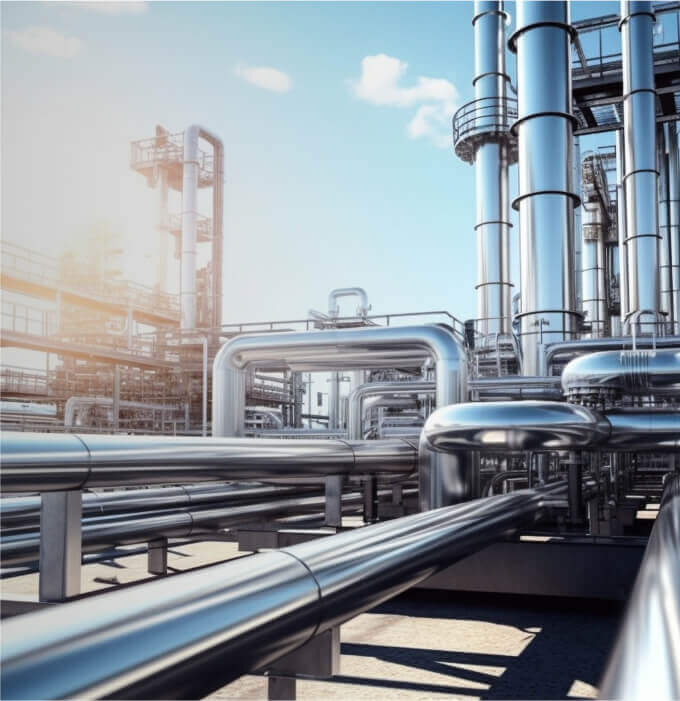 Engineering facility and pipeline systems